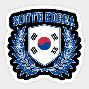 South Korea - Collegiate Crest Sticker